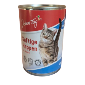 Jeden Tag Saftige Happen in Sauce mit Seelachs (415 g)